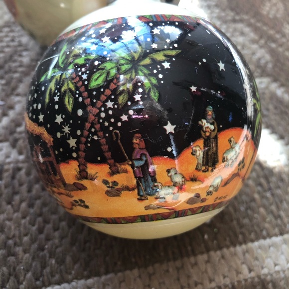 Set Glass Christmas Ornaments - Picture 7 of 10